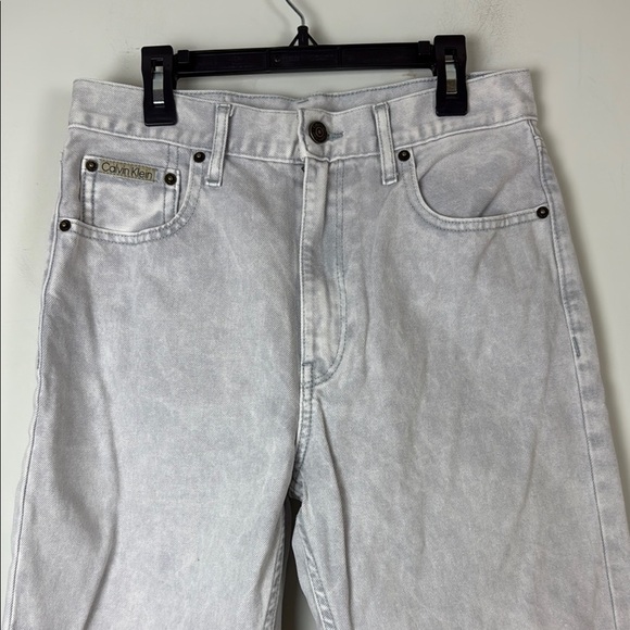 Calvin Klein Grey Boot Cut Straight Leg Jeans Denim Size 28 - Picture 2 of 10